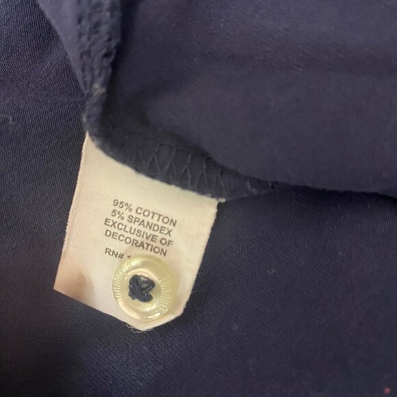 johnnie-O Navy Polo Shirt XL | Hangin’ Out Stretch Cotton Surf Coastal Prep - Picture 6 of 6